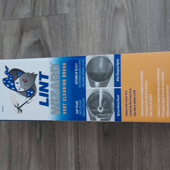 Lint Wizard Dryer Vent Cleaning Kit With 2 8ft Extension Packs - Picture 2 of 12